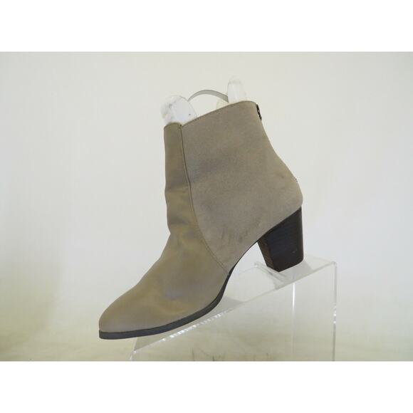 Sole Society Womens Brown Suede Zip Ankle Fashion Boots Bootie Size 11 M - Picture 2 of 11